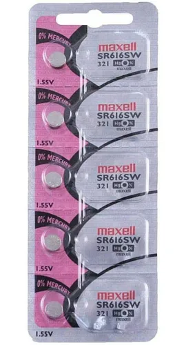 PACK MAXELL PILA MERCURY FREE BOTON TROQ X5