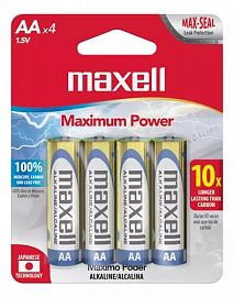 PACK MAXELL ALCALINA AA 4X