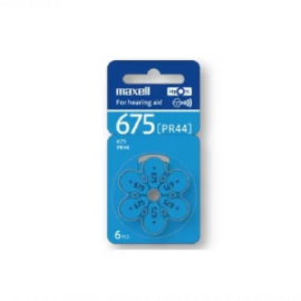 PACK MAXELL PILA ZINK AIR 675 PR44 X5